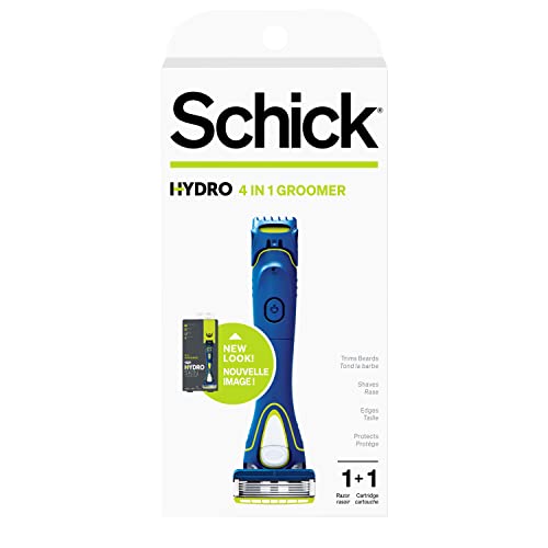 Schick Hydro 5 Groomer Razor with Beard Trimmer & Refill