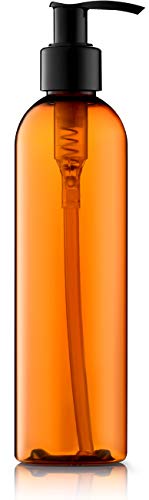 Bar5F 8.5-Ounce Pump Bottle Dispenser 6-Pack – Refillable BPA-Free Lotion/Soap Bottles