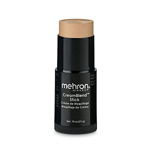 Mehron Makeup CreamBlend Stick - Medium Face & Body Paint 0.75oz - Professional Cosmetic