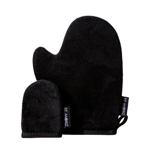 St. Moriz Luxury Self Tanning Mitt & Face Mitt Duo Pack - 2 Washable Applicators