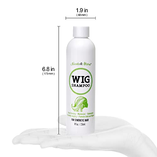 Nicole & Alyssa Synthetic Wig Shampoo & Detangling Spray Set - 8oz Duo