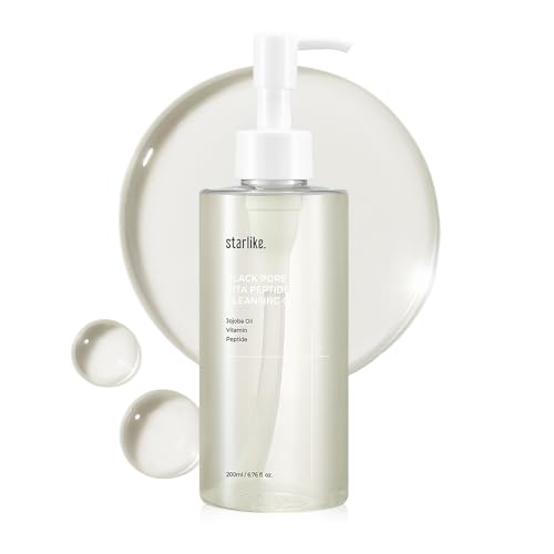 Starlike Pore Vita Peptide Cleansing Oil - Jojoba Oil Makeup Remover (200ml)