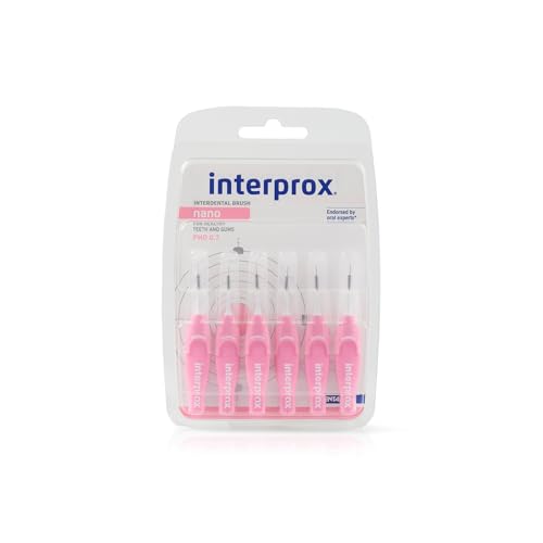 Interprox Nano 0.6mm Interdental Brushes - Pink - 6 Pack