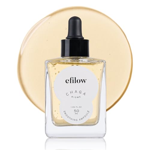efilow Chaga Mushroom Biome Ampoule - Pro-Aging Face Serum for Skin Repair