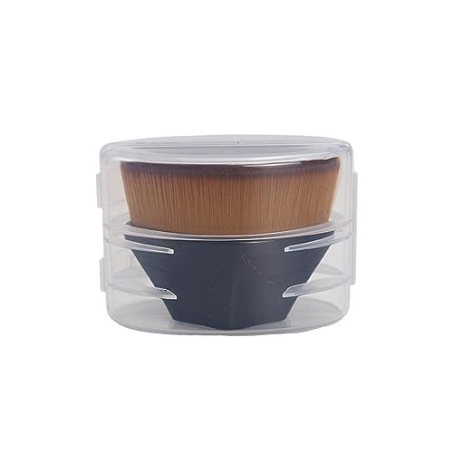 Ksvsonrvi Flat Top Kabuki Foundation Brush with Protective Case