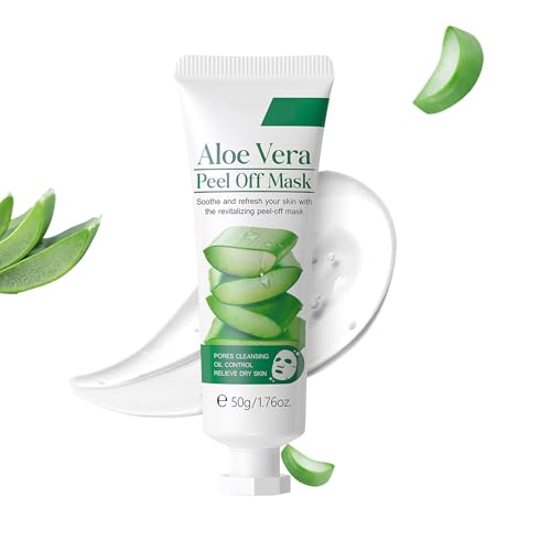Aloe Vera Charcoal Peel Off Cleansing Mask - Hydrating & Soothing