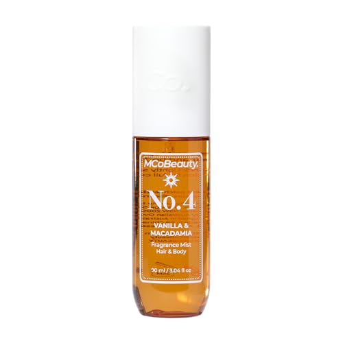 MCoBeauty No. 4 Vanilla & Macadamia Fragrance Mist - Refreshing Body & Hair Spray
