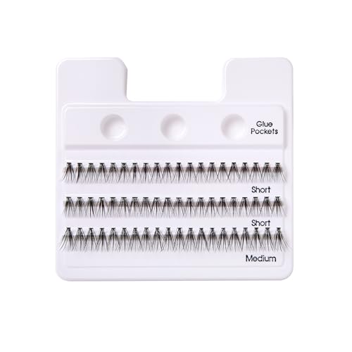 KISS Venus Lash Couture Faux Mink 60-Cluster False Lashes, Flat-Band & Short/Medium