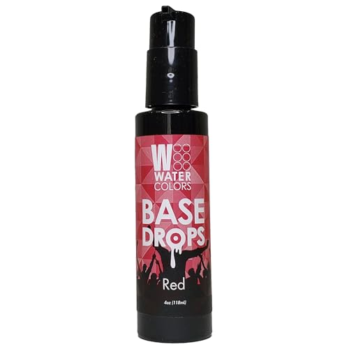 Watercolors Base Drops Red - Temporary Hair Dye for Women, 4oz