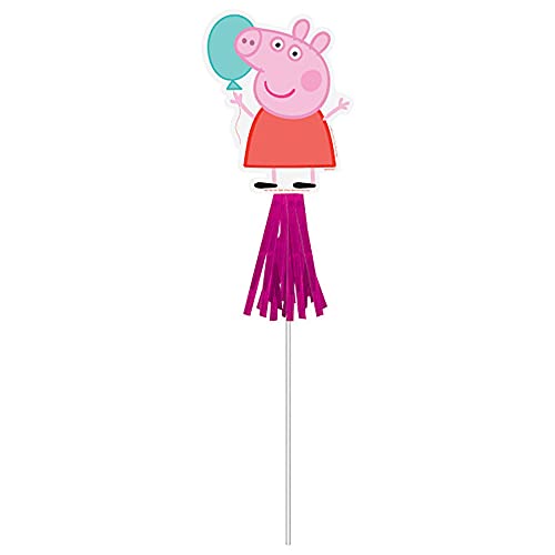Peppa Pig Confetti Paper Wands - Multicolor, 10.5" x 5" (Pack of 8)