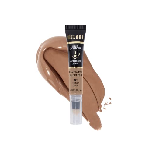 Milani Contour + Perfect Liquid Contour Honey Face Makeup 0.2 Fl Oz
