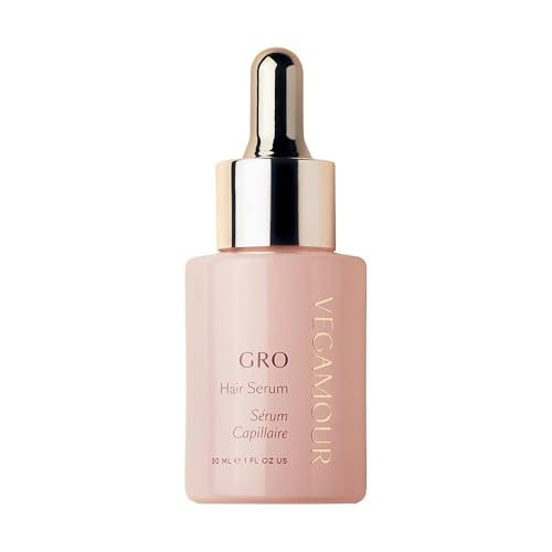VEGAMOUR GRO Hair Serum for Hair Thinning & Shedding, Thicker Fuller Looking Hair In As Soon As 90 Days, Non Oily, Bergamot Scent, Vegan & Cruelty Free