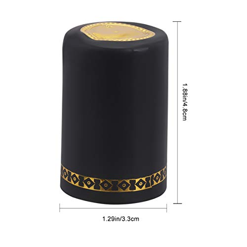 DOITOOL 100 Pcs PVC Heat Shrink Capsules for Wine Bottles