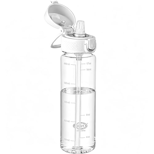 GOPPUS 17oz Kids Water Bottle with Straw - Leakproof & BPA-Free