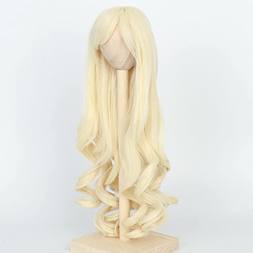 8-9 Inch Curly Handmade BJD Doll Wig for 1/3 MSD DOD Pullip