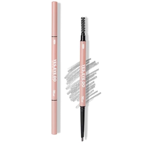YES.EYE DO Light Grey Eyebrow Pencil for Mature Brows - Waterproof Formula