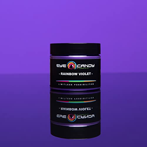 Rainbow Violet Mica Powder - 50G Premium Purple Pigment for Epoxy, Resin, and Crafts