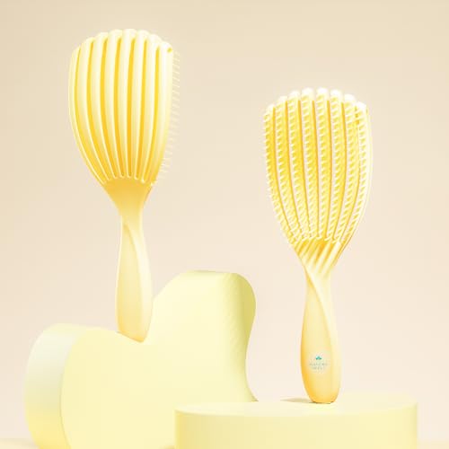 Nature Spell FlexiFlow Detangling Hair Brush - Yellow