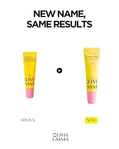 OLIVIAUMMA Guava Candy Glow Lip Balm - Hydrating Sheer Pink Tint, 10ml