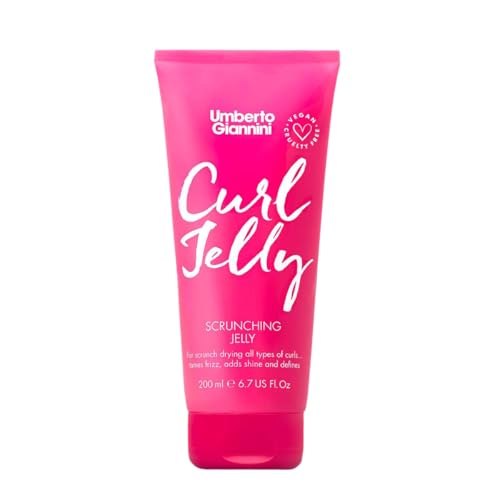 Umberto Giannini Curl Jelly Gel - 6.7 fl oz Frizz Control for Curly Hair
