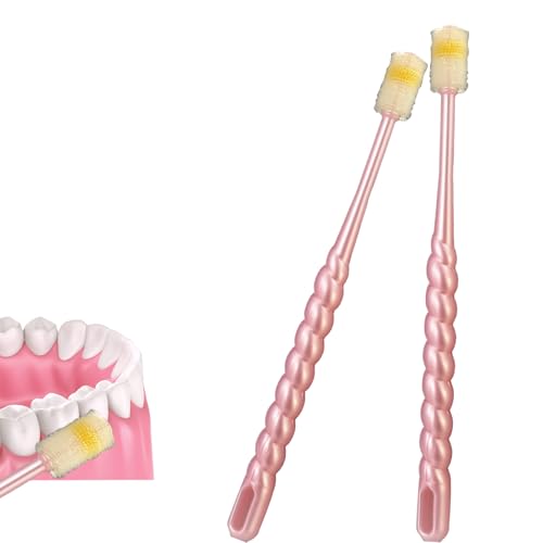 EUGFI 360-Degree Spherical Toothbrush for Sensitive Mouths, 2-Pack