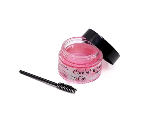 Combat Brow Gel Pink - Long Lasting Extreme Hold Eyebrow Styling Product