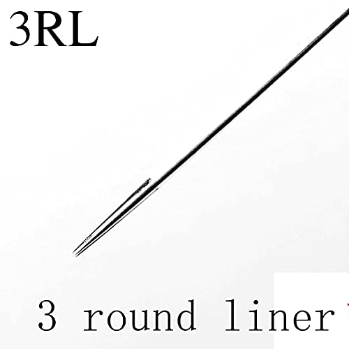 DOWEI 3RL Disposable Round Liner Tattoo Needles 50pcs Sterilized Professional Quality