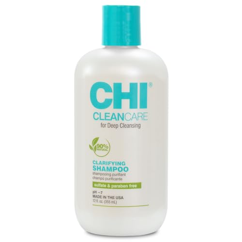 CHI CleanCare Clarifying Shampoo 12 Fl Oz - Deep Cleansing & Moisturizing