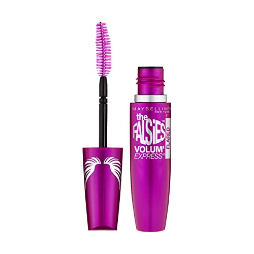 Maybelline New York Volum' Express The Falsies Flared Washable Mascara 0.17 Fl Oz Pack of 6, Blackest Black