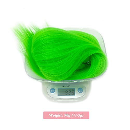 Ai Yuchen Neon Green Braiding Hair 26 Inch 3 Pack Pre-Stretched Synthetic Extensions
