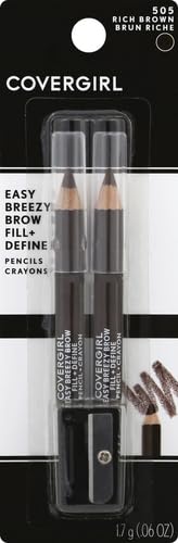 COVERGIRL Easy Breezy Brow Fill + Define Pencil - Pack of 2