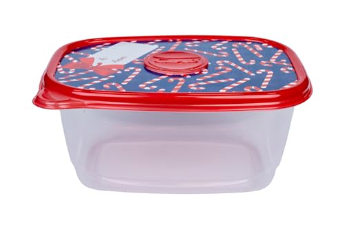 Glad Holiday Food Storage Containers, 64 Oz, 3 Ct - BPA-Free