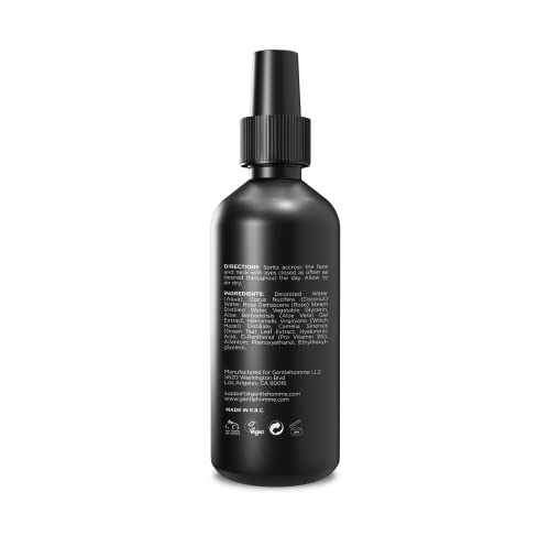 Gentlehomme Coconut Face Mist for Men - Hydrating Facial Spray 3.4oz