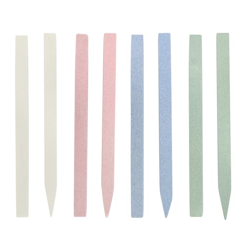 8-Piece Stone Nail File and Pumice Stone Set for Home & Salon
