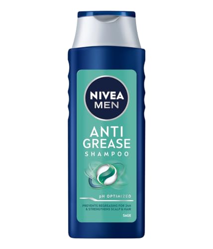 NIVEA Men Anti-Grease Shampoo 400ml for Oily Hair Care