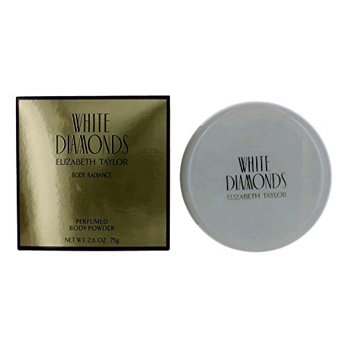 Elizabeth Taylor White Diamonds Body Powder 2.6 oz - For Women, Casual Wear, Dusting Powder