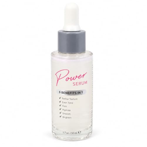 Global Beauty Care Power Serum - Hydrating Face Serum with Hyaluronic Acid, 1.7 oz