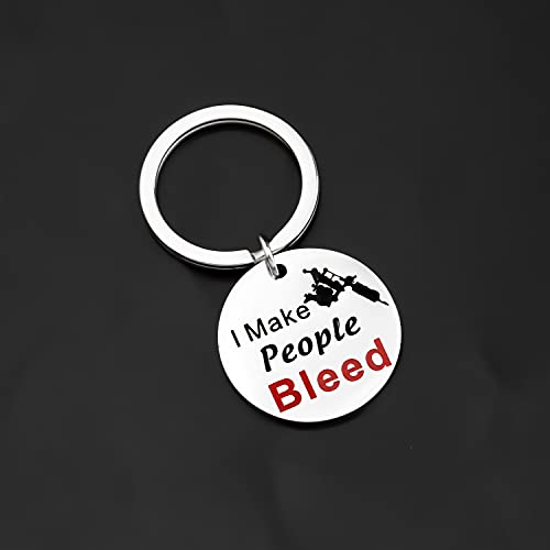 AKTAP Tattoo Artist Keychain - Unique Body Art Jewelry Gift for Tattooers