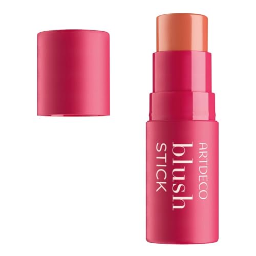 ARTDECO Blush Stick Peach Babe - Buildable Cream Blush for Natural Finish