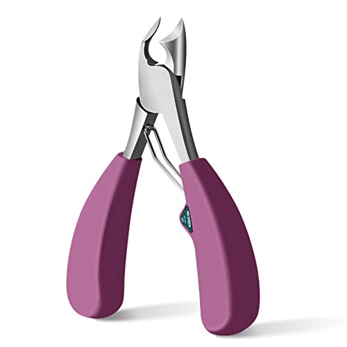 MR.GREEN Purple Toenail Clipper - Stainless Steel Ingrown Nail Cutter