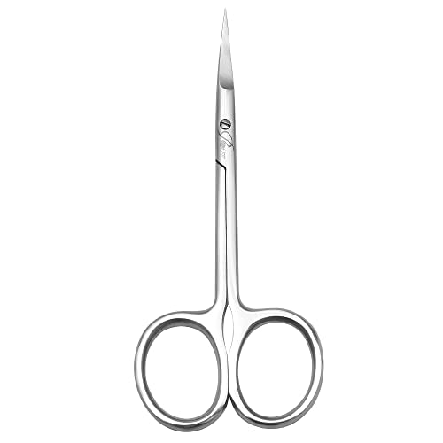 ROUSE Modern Professional Stainless Steel Cuticle Scissors for Manicure & Pedicure
