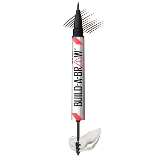 Maybelline Build-A-Brow 2-in-1 Eyebrow Pen & Gel, Black Brown