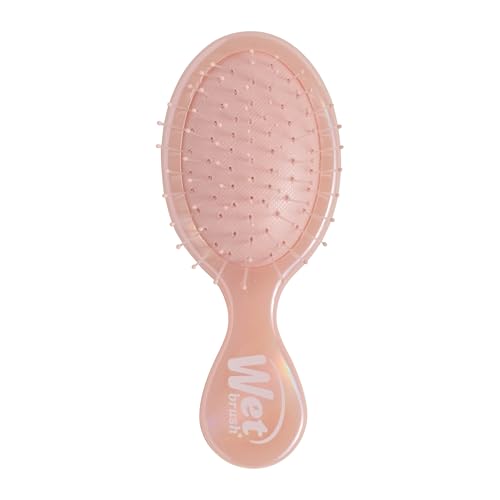 Wet Brush Mini Detangler Hair Brush Iridescence Icon Bronze Travel Hair Comb