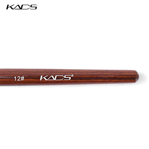 KADS Kolinsky Sable Nail Art Brush 12# Red Wood Acrylic Manicure Tool