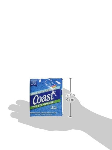 Coast Original Blue Bath Bar Soap - 3 Pack, 12 oz Total