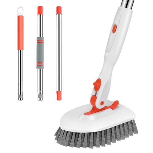 SetSail Adjustable Floor Scrub Brush with Multi-Angle Head