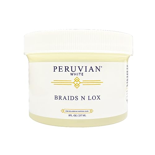 Peruvian White Extra Hold Braid, Loc & Edge Gel - Unscented, 8 oz