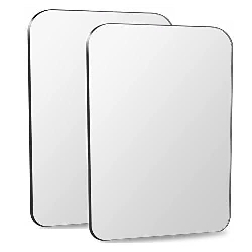 Magnetic Locker Mirror 5x7 Inch - Unbreakable Acrylic Frameless Mirror