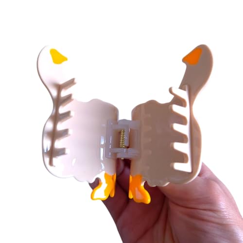 Goose Acetate Hair Clip - Funny Big Claw Clip for Women