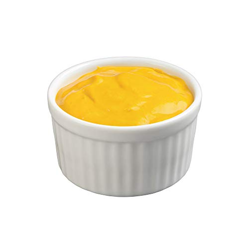 HIC Kitchen Mini Butter Crock Ramekin Set - Fine Porcelain, 1-Ounce